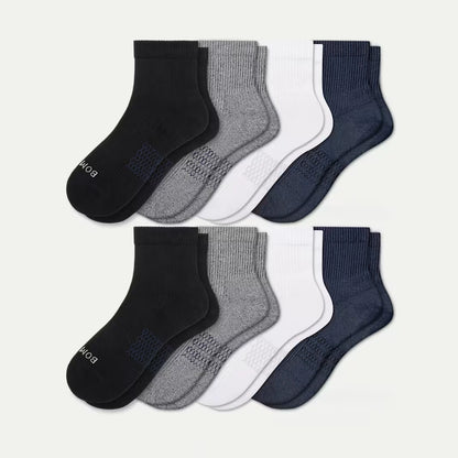 Men's Modern Rib Quarter Sock 8-Pack - US 5308