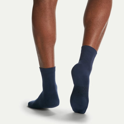 Men's Modern Rib Quarter Socks - US 6590