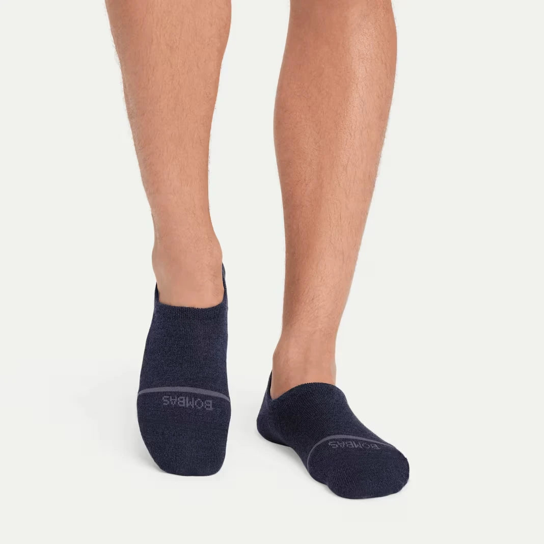 Men's Lightweight Merino Wool Blend No Show Sock 8-Pack - US 1345
