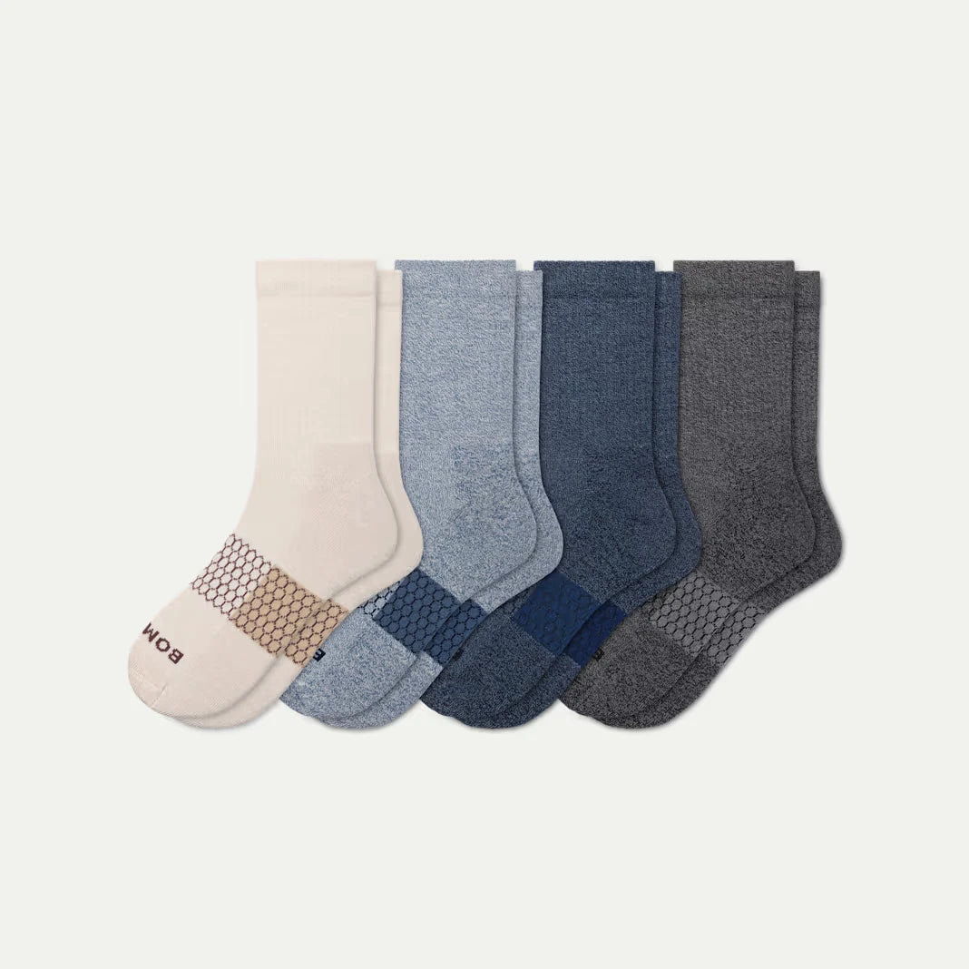 Men's Marl Half Calf Sock 4-Pack - US 1083