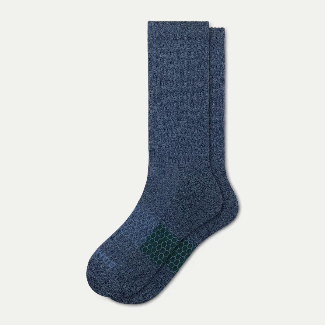 Men's Marl Calf Socks - US 9903