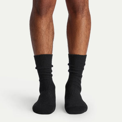 Men's Merino Cashmere Blend Fine Rib Calf Sock 3-Pack - US 6226