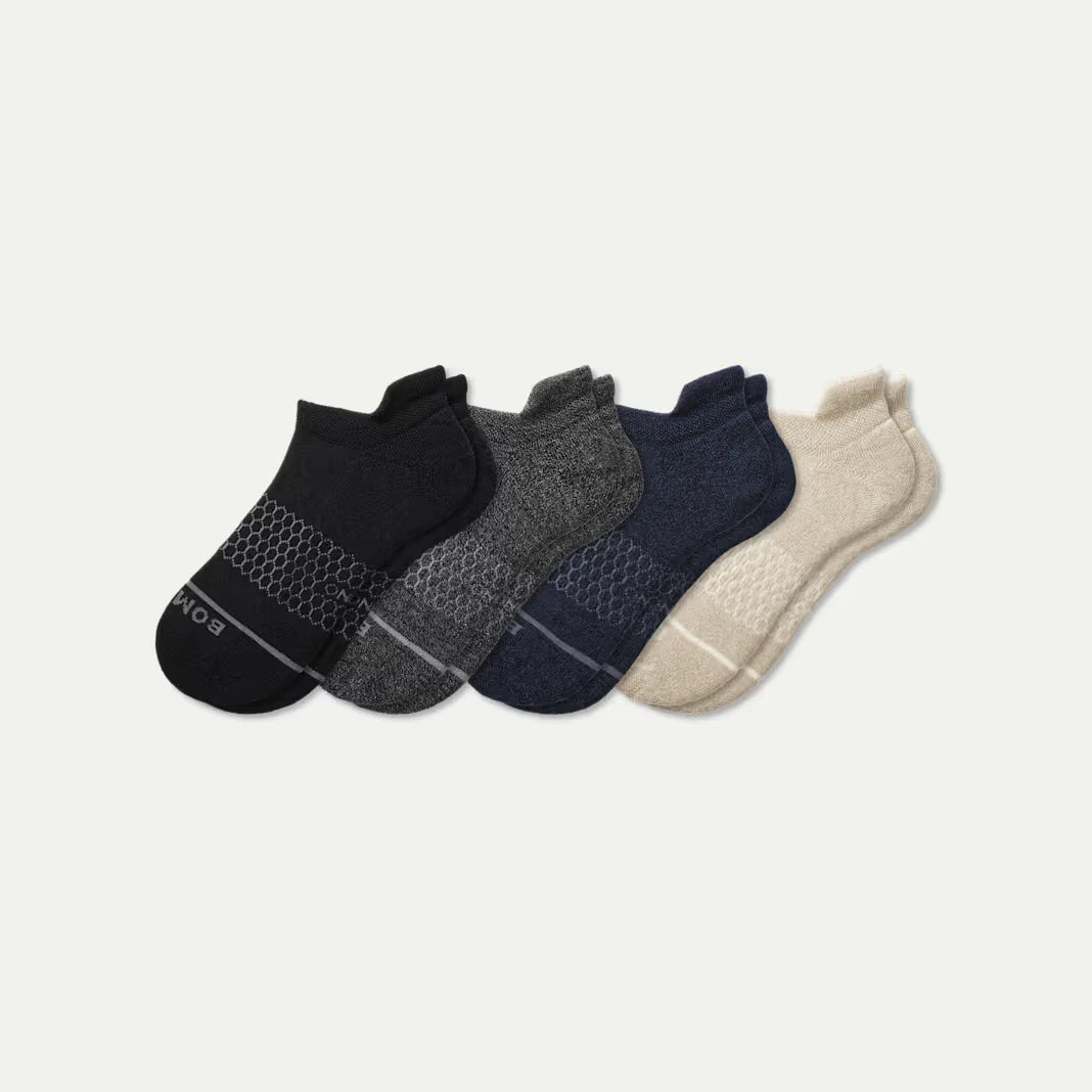 Women's Merino Wool Blend Ankle Sock 4-Pack - US 8246