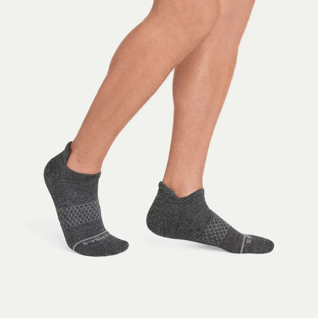 Men's Merino Wool Blend Ankle Socks - US 0650