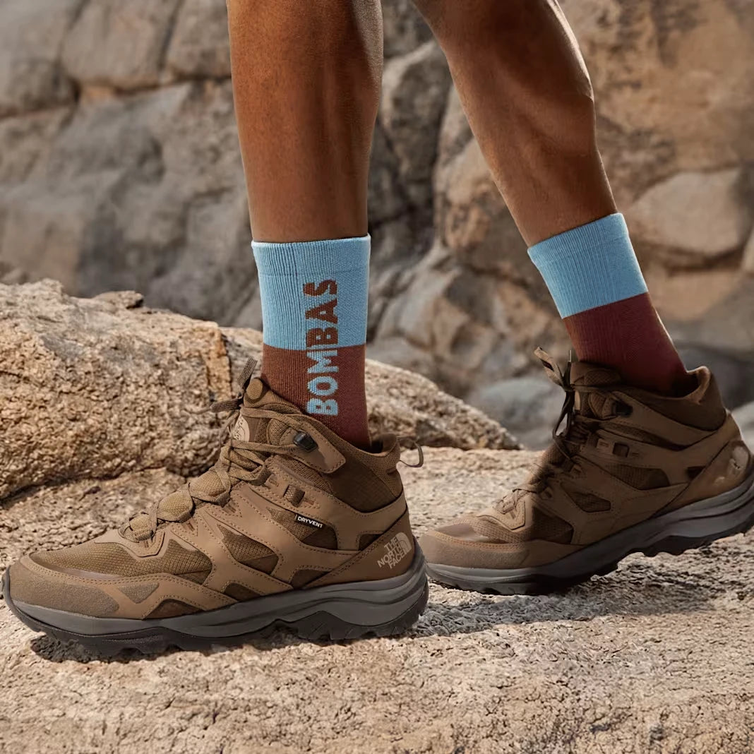Men's Merino Wool Blend Hiking Calf Socks - US 2343