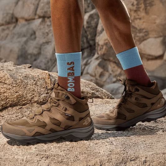 Men's Merino Wool Blend Hiking Calf Socks - US 2343