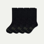 Men's Merino Wool Blend Modern Rib Calf Sock 4-Pack - US 1465