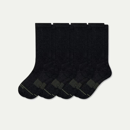 Men's Merino Wool Blend Modern Rib Calf Sock 4-Pack - US 1465