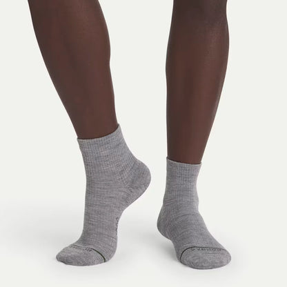 Men's Merino Wool Blend Modern Rib Quarter Sock 8-Pack - US 4188