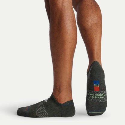 Men's Merino Wool Blend Run Ankle Sock 3-Pack - US 5199