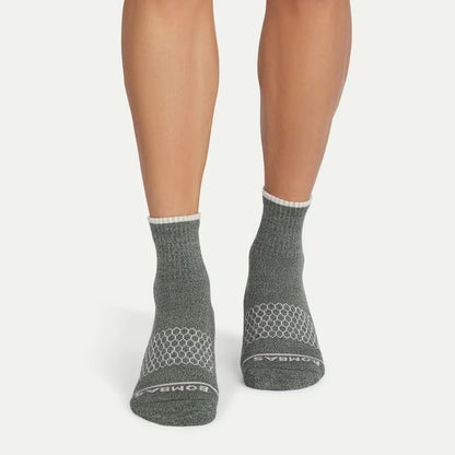 Men's Merino Wool Blend Quarter Sock 8-Pack - US 8985