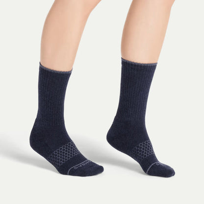 Men's Merino Wool Blend Calf Sock 4-Pack - US 8389