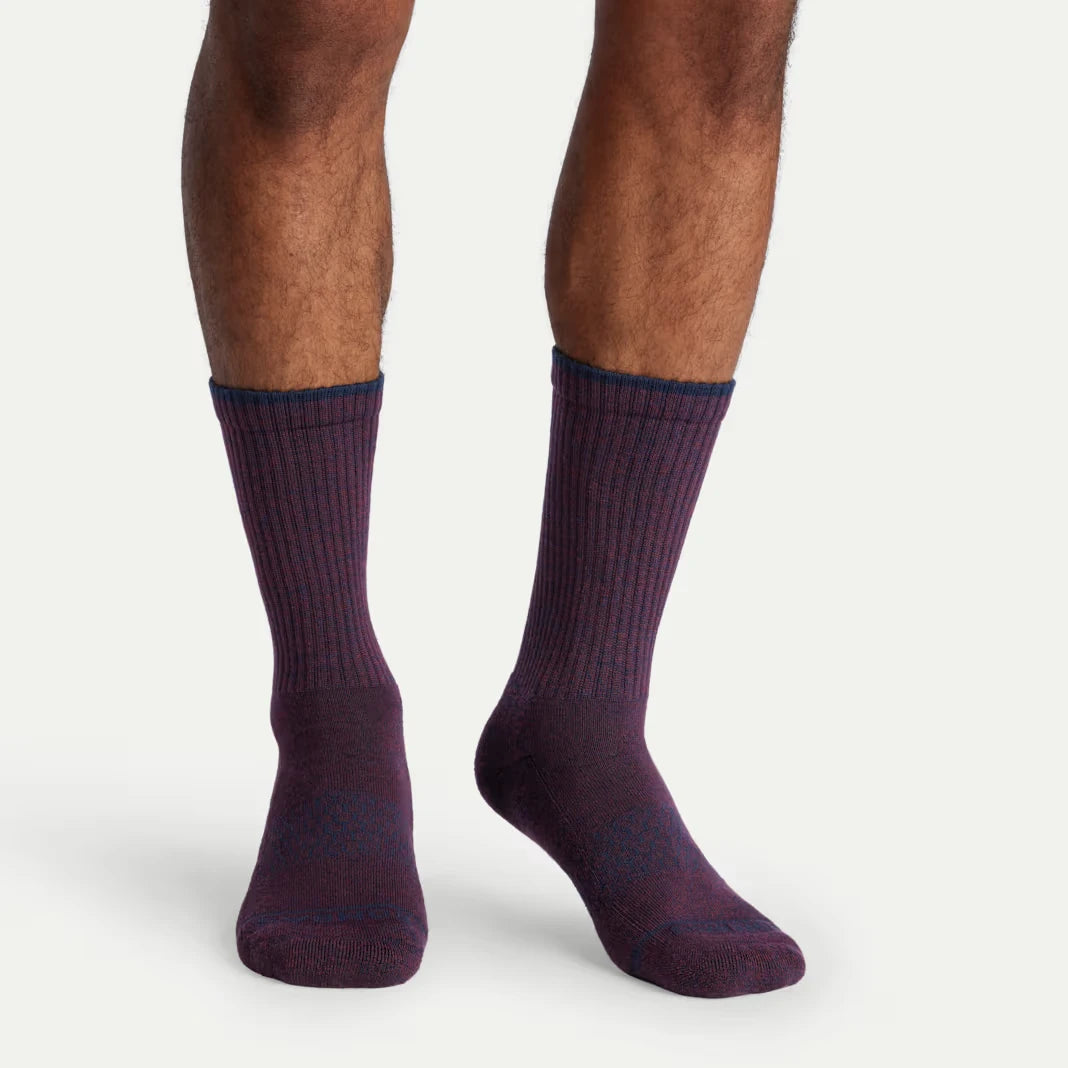 Men's Merino Wool Blend Calf Socks - US 7180
