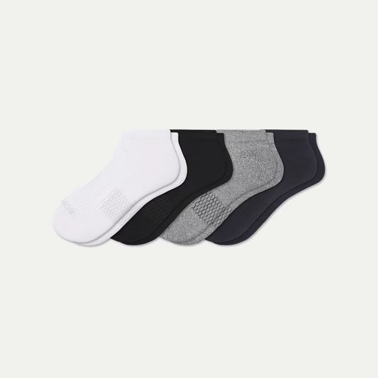 Men's Modern Rib Ankle Sock 4-Pack - US 3598