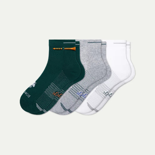 Women's Golf Quarter Sock 3-Pack - US 6495