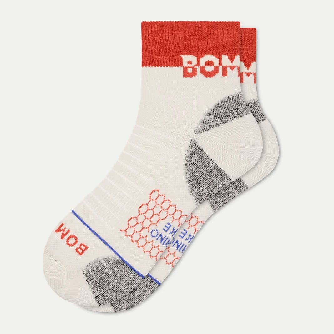 Men's Merino Wool Blend Hiking Quarter Socks - US 7925