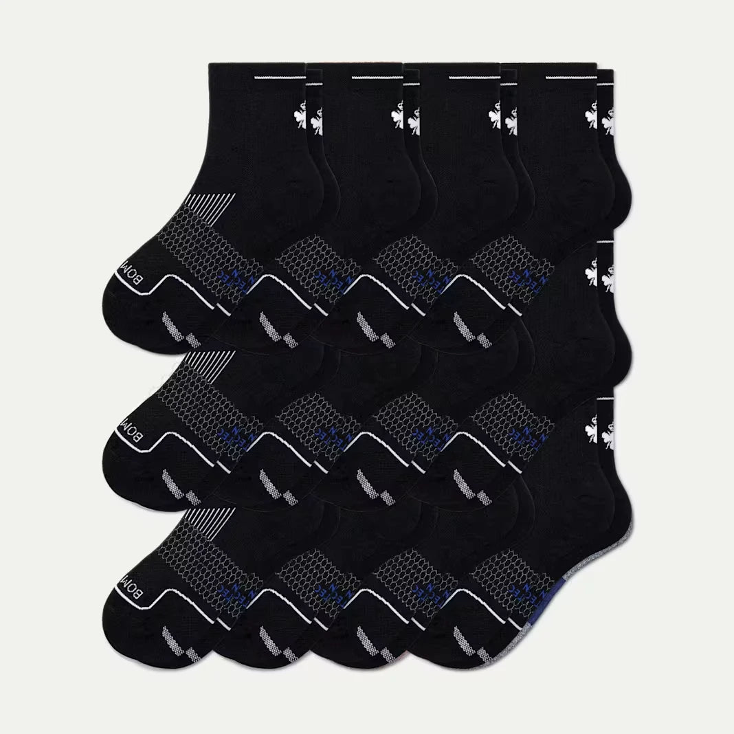 Men's Run Quarter Sock 12-Pack - US 1280