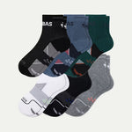 Men's Run Quarter Sock 6-Pack - US 6885