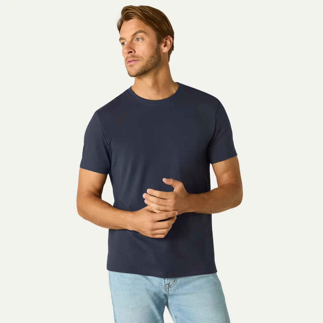 Men's Pima Cotton Crew Neck T-Shirt 3-Pack - US 2638