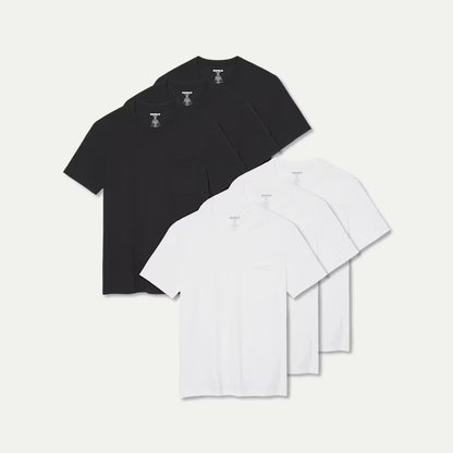 Men's Pima Cotton Pocket Crew Neck T-Shirt 6-Pack - US 2344