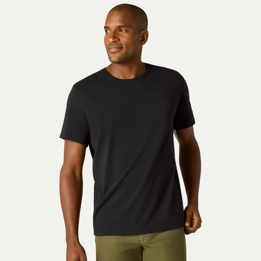 Men's Pima Cotton Slim Crew Neck T-Shirt 3-Pack - US 6823