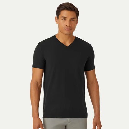 Men's Pima Cotton V-Neck T-Shirt 6-Pack - US 1602
