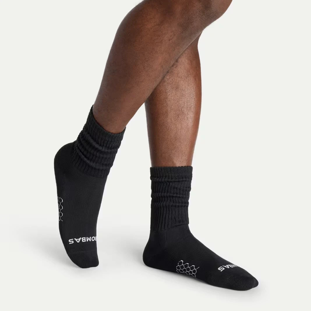 Men's Slouchy Rib Calf Sock 4-Pack - US 6353
