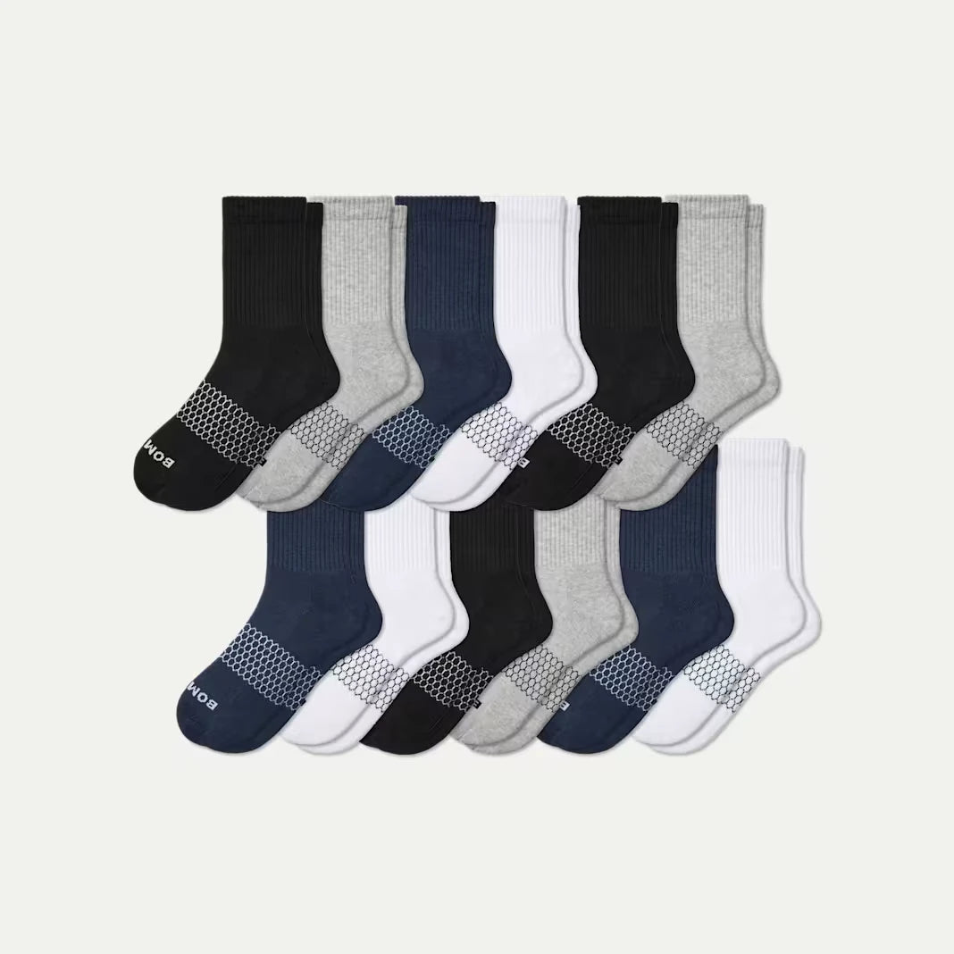 Women's Solids Half Calf Sock 12-Pack - US 4794