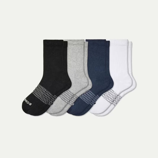 Men's Solids Half Calf Sock 4-Pack - US 5845
