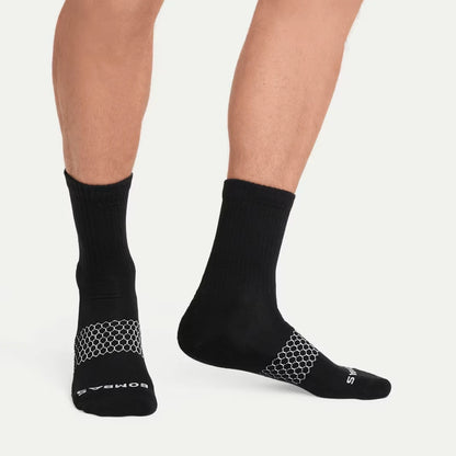 Men's Solids Half Calf Socks - US 9187