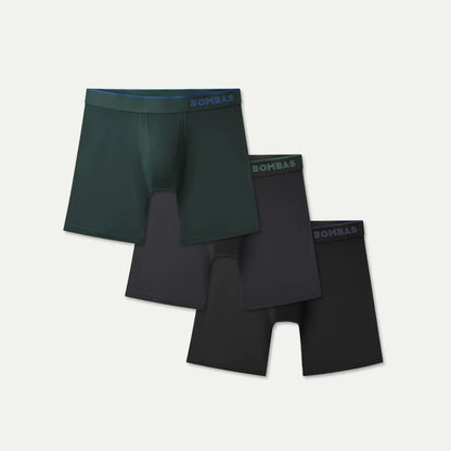 Men's Sport Flyless Boxer Brief 8" 3-Pack - US 4409
