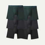 Men's Sport Flyless Boxer Brief 8" 6-Pack - US 3035