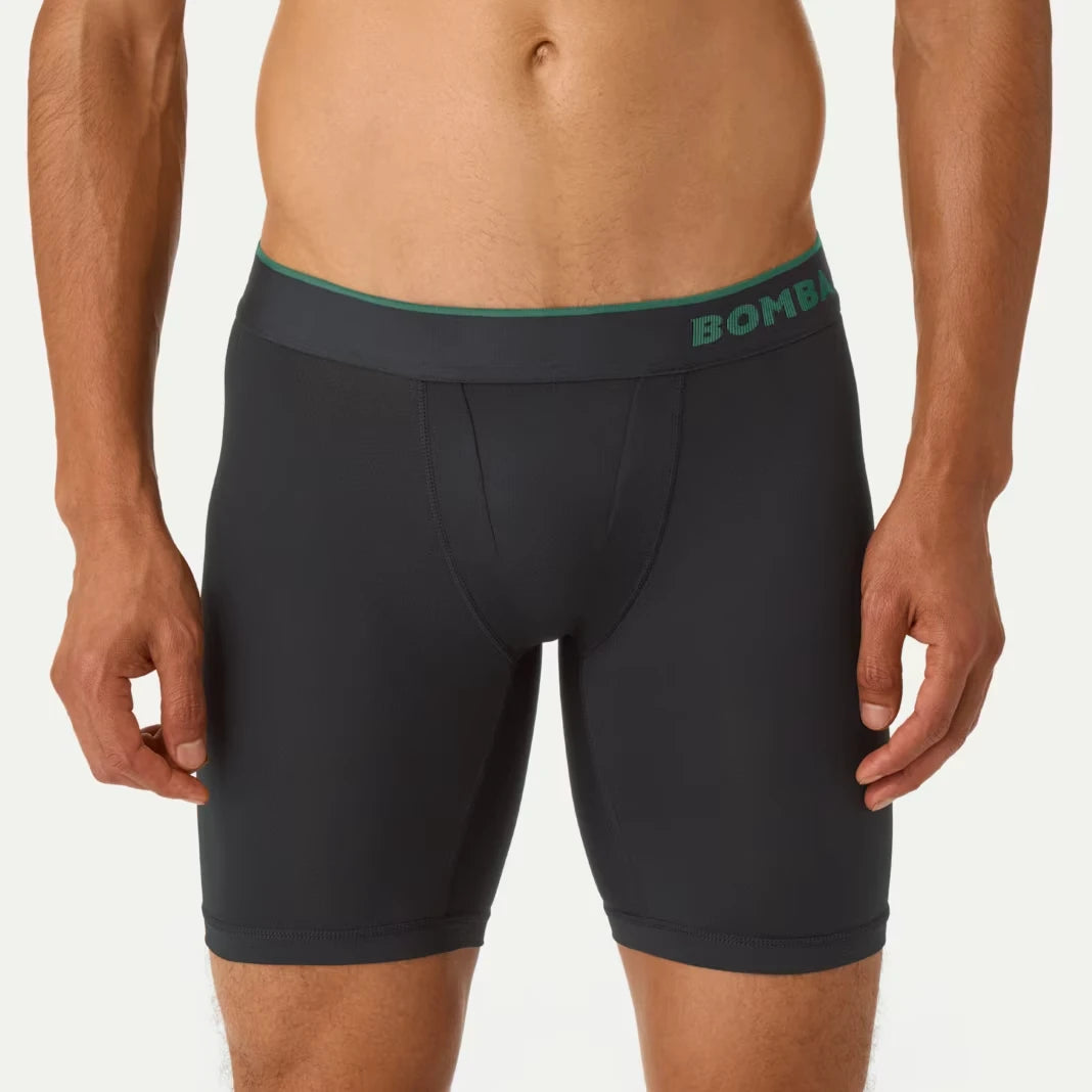 Men's Sport Flyless Boxer Brief 8" 6-Pack - US 3035