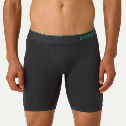 Men's Sport Flyless Boxer Brief 8" 6-Pack - US 3035