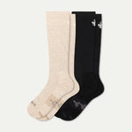 Men's Travel Compression Knee High Sock 2-Pack (15–20mmHg) - US 7296