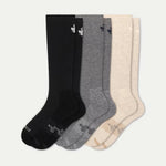 Women's Travel Compression Knee High Sock 3-Pack (15-20mmHg) - US 4563