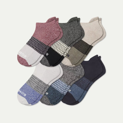 Men’s Tri-Block Ankle Sock 6-pack - US 1635