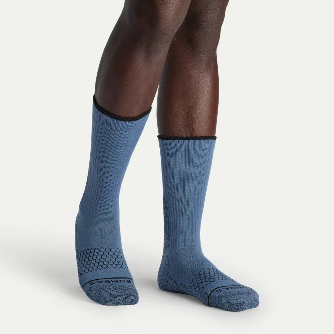 Men's Ultra Strong Merino Blend Calf Sock 8-Pack - US 0602