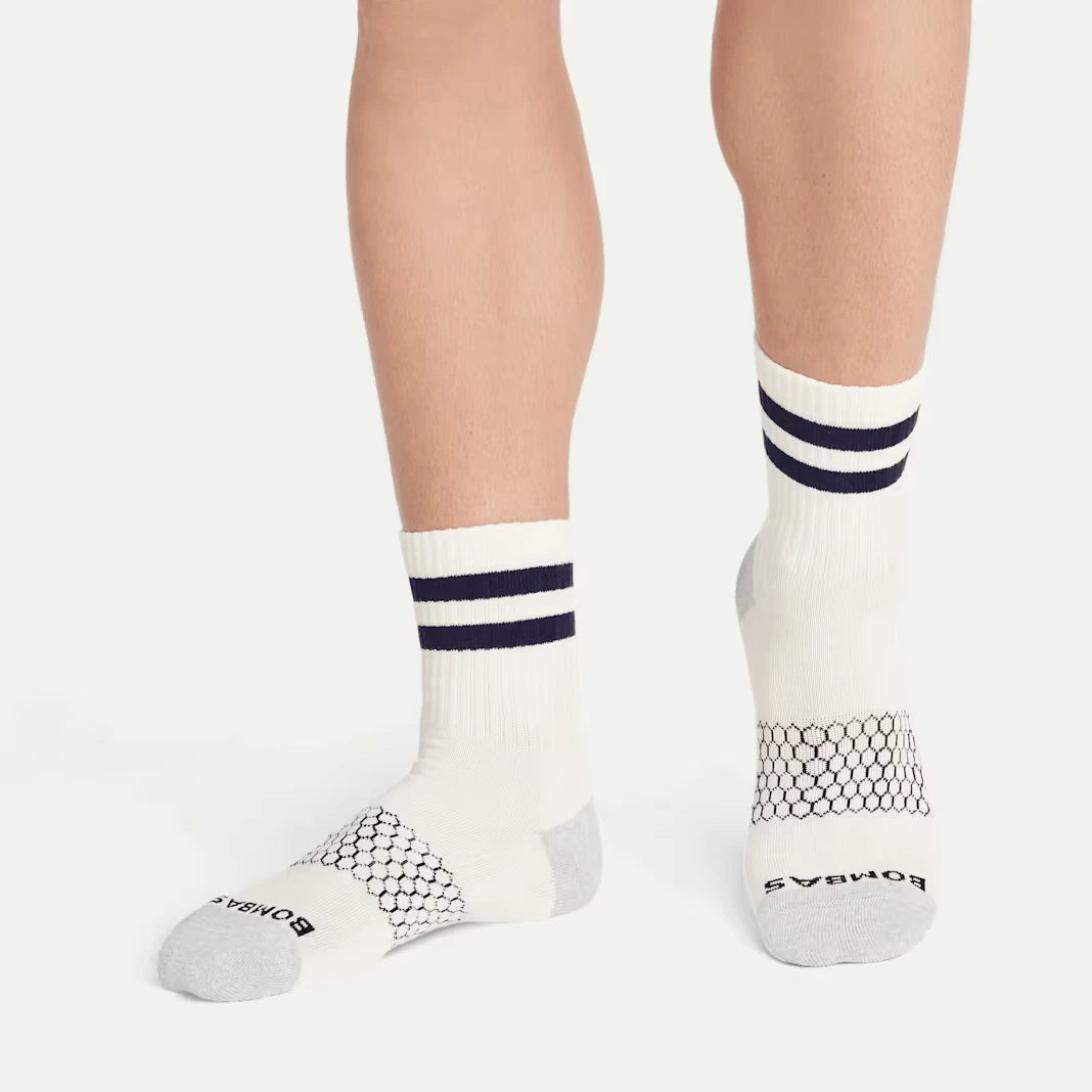 Men's Vintage Stripes Half Calf Sock 4-Pack - US 4977