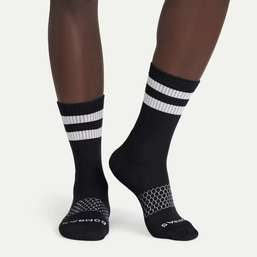 Men's Vintage Stripes Half Calf Sock 4-Pack - US 8218