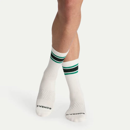 Men's Vintage Stripes Half Calf Socks - US 5236