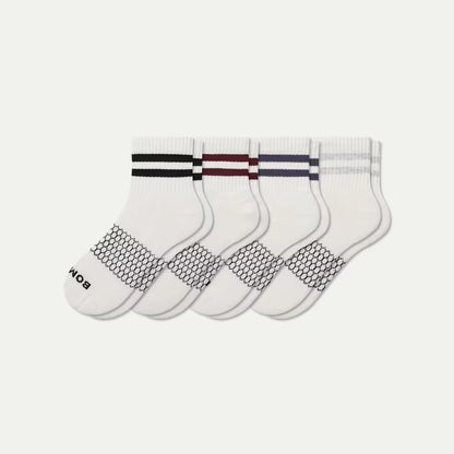 Men's Vintage Stripes Quarter Sock 4-Pack - US 1170