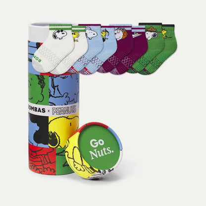 Peanuts x Bombas: Toddler Gripper Calf Sock 4-Pack Gift Box - US 1398