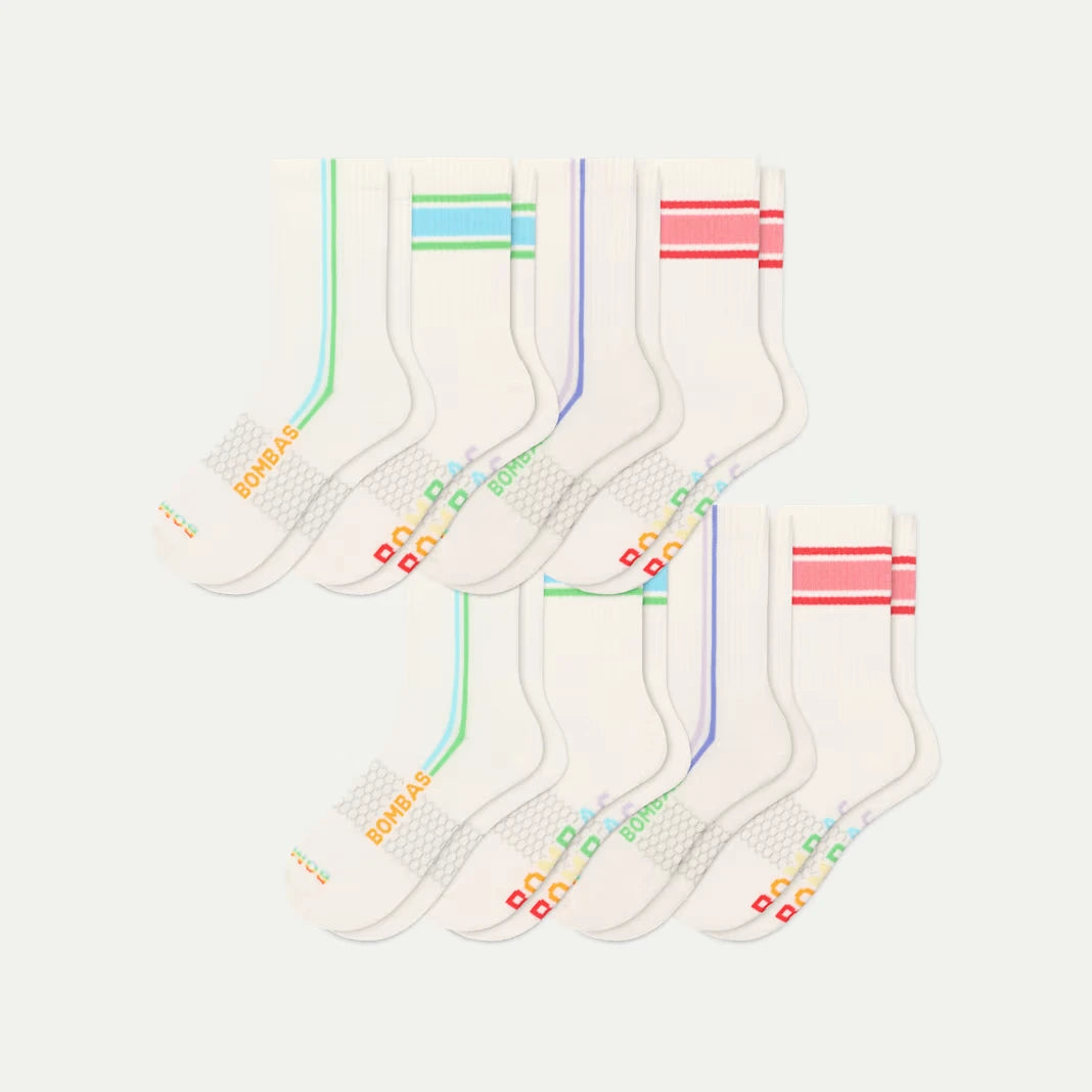 Pride Half Calf Sock 8-Pack - US 4564