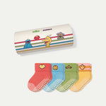 Sesame Street | Bombas Baby Gripper Sock 4-Pack (6-12 Months) Gift Box - US 0846
