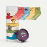 Sesame Street | Bombas Toddler Gripper Calf Sock 4-Pack Gift Box - US 5434