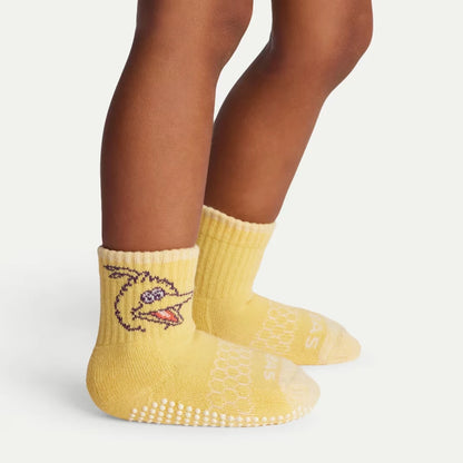 Sesame Street | Bombas Toddler Gripper Calf Sock 4-Pack Gift Box - US 5434