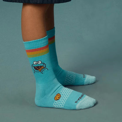 Sesame Street | Bombas Youth Calf Sock 4-Pack Gift Box - US 7811