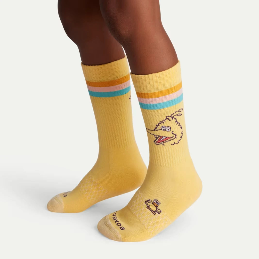 Sesame Street | Bombas Youth Calf Sock 4-Pack Gift Box - US 7811