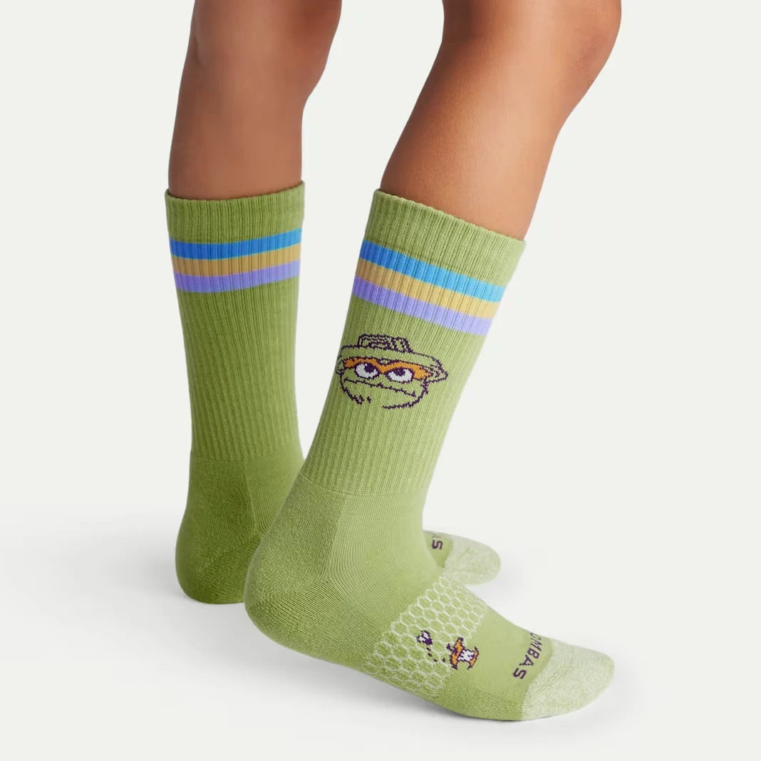 Sesame Street | Bombas Youth Calf Sock 4-Pack Gift Box - US 7811